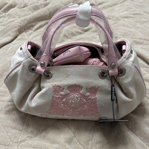 Elegant Pink and Cream 🇬🇧 UK Juicy Couture Bag